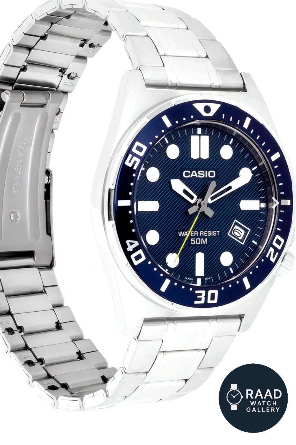 ساعت مچی عقربه ای مردانه کاسیو مدلMtd-135d-2avdf