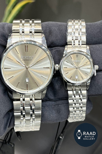 ساعت مچی عقربه ای ست مردانه و زنانه سیکو اکسکلوسیو مدل 3207